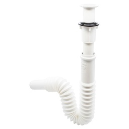 [9960] Cespo-Plus Corrugado &quot;XL&quot; Lavabo Rejilla Blanca 65 cm (9960)