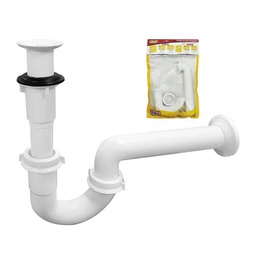 [2660] Cespol-&quot;P&quot;  Para Lavabo Rejilla Blanca (En Bolsa de Lujo) (2660)