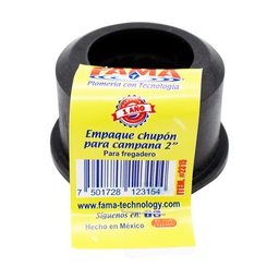 [2315] Chupon "Negro" Para Campana PVC 2" Para Fregadero  (2315)