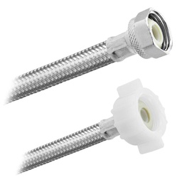 [3548] FamaFlex Premium Para Sanitario 1/2&quot; FIP X 7/8&quot; AM X 40cm.-16&quot;  (3548)