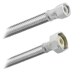 [3671] FamaFlex Premium Para Sanitario 3/8" COMP X 7/8" FIP X 30cm.-12"  (3671)