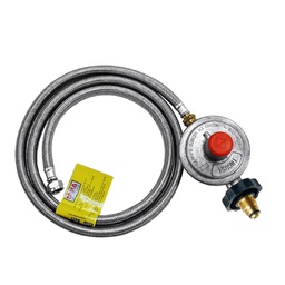 [3645] Kit Con Regulador Para Gas LP 3/8&quot; X 3/8&quot; M X 250 CM (100&quot;) (3645)