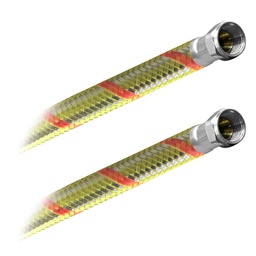 [3963] FamaFlex Poliacero Para Gas 5/16" x 5/16" x 200cm.-80" (3963)