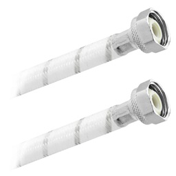 [3806] FamaFlex Poli-Acetal Para Agua Potable 1/2" FIP x 1/2" FIP x 30cm.-12"  (3806)