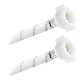 [3814] FamaFlex Poli-Acetal Para Agua Potable 1/2" AM x 1/2" AM x 30cm.-12"  (3814)