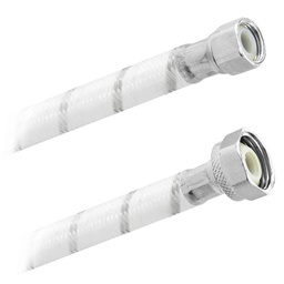 [3810] FamaFlex Poli-Acetal Para Agua Potable 3/8" COMP. x 1/2" FIP x 30cm.-12"  (3810)