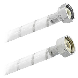 [3831] FamaFlex Poli-Acetal Para Sanitario 1/2" FIP x 7/8" FIP x 35cm.-14"  (3831)