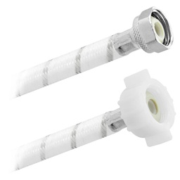 [3860] FamaFlex Poli-Acetal Para Sanitario 1/2" FIP x 7/8" AM x 22cm.- 9"  (3860)