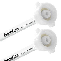 [2031] FamaFlex PoliMax Para Agua Potable 1/2&quot; AM x 1/2&quot; AM x 45cm.-18&quot; Con Niple (2031)
