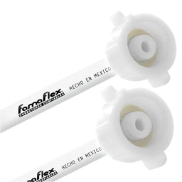 [2048] FamaFlex PoliMax Para Sanitario 1/2&quot; AM x 7/8&quot; AM x 45cm.-18&quot; Con Niple  (2048)