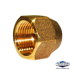 [CXTFF1-2] 1 Tuerca Flare De Bronce 1/2 Pulgada, Forjada