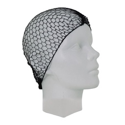 [JYR-1550] GORRO DE MALLA GRUESA NEGRA 20 PULG.