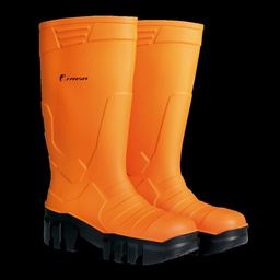 [JYR-600ANHV30] BOTA DE SEGURIDAD DE TPU TERMICA ANARANJADA TALLA 30
