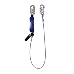 [SS-AMCA-1M83CM] AMORTIGUADOR CON CABLE DE ACERO  DE 1/4 PULG. DE 1.83 MTS.