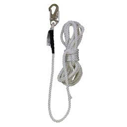 [SS-LV-10M] CUERDA DE NYLON DE 10.0 MTS DE 5/8 PULG. CON GANCHOS