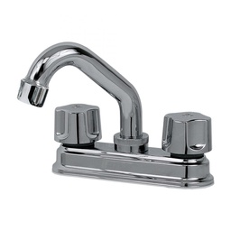 [24CT] MEZCLADORA P/LAVABO C/CUBIERTA DE LATON