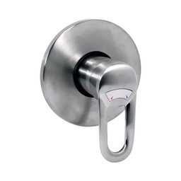 [34MS] MEZCLADORA SATINADA MONOMANDO P/REG. Y TINA