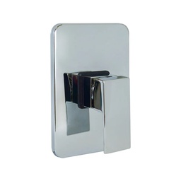 [36MCC] MEZC P/EMPOTRAR MONOMANDO C/CHAPETON RECTANGULAR A.CROMO