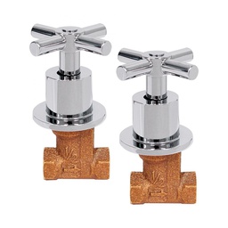 [38IM] JUEGO LLAVES EMP.ROSC.M/CRUCETA 90ﾰ C/CHAPETON