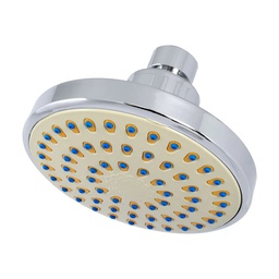 [44AN] REGADERA REDONDA ABS 4&quot;(102MM)0 ANTISARRO A.CROMO