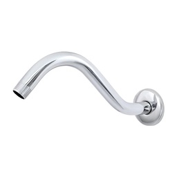 [45BC] BRAZO RED DE FIERRO C/CHAP A.INOX P/REG LONG 26CM A.CROMO