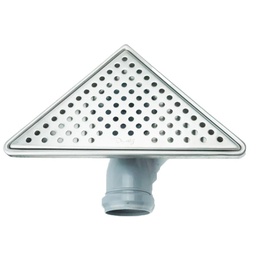 [540] RESUMIDERO Y REJILLA 200MM AC. INOX 304 TRIANGULAR