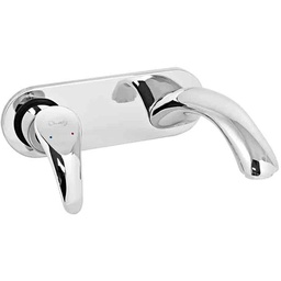 [C130] MONOMANDO LAVABO PARED CROMADA
