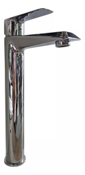[M110] MEZCLADORA  MONOMANDO ALTA P/LAVABO CROMADA SIN/DESAGÜE