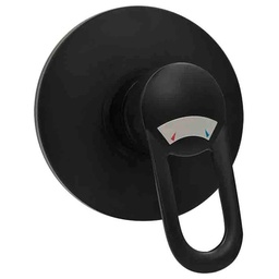 [N300] MEZCLADORA MONOMANDO P/REG. Y TINA AC.NEGRO