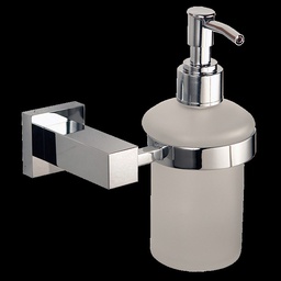 [O812] JABONERA C/DISPENSADOR DE LATON CROMO