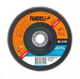 [76457 DL510] DISCO FNDL.ECO LAM.INOX  4.5”Z- 40