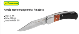 [9483] Navaja monte mango metal / madera