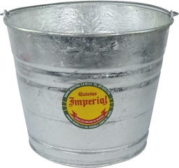 [VIL - C008] CUBETA LAMINA GALVANIZADA N.14 12.6 LTS