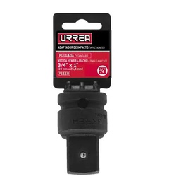 [Adaptador con balín para dado de impacto cuadro de 3/4" hembra a 1" macho Urrea] 7655B