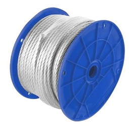 [TC0987] CABLE ACERO 7X7 HILOS 1/8" X 4