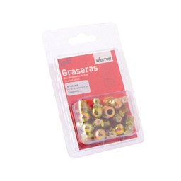 [A-16549-B] GRASERA 1/8" NPT 90 GRADOS H-290 BLISTER DE 10 PIEZAS