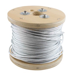 [B-017-1] CABLE DE ACERO GALVANIZADO 7X7 3/16&quot; ROLLO 500M