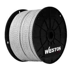 [B-024] CABLE DE ACERO C/FORRO PLASTICO 7X19 3/16&quot;-1/4&quot; ROLLO 500MTS