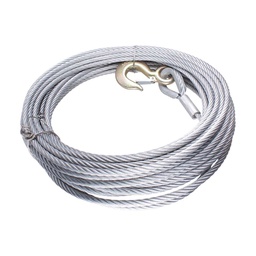 [B-475] CABLE DE ACERO GALVANIZADO C/GANCHO 7X19 7/16" ROLLO 40M