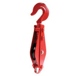 [C-00854] POLEA GARRUCHA P/CABLE SENCILLA 4-1/2" 1T