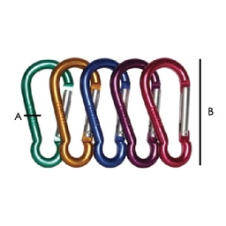 [C-00920] GANCHO RAPIDO ALUMINIO TIPO PERA 8MMX80MM (PRECIO X PIEZA - EMPAQUE GRANEL)