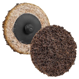 [CR-14000] DISCO 2" CAMBIO RAP. FIBRA CAFE (COARSE) TIPO R (Precio x pieza - Empaque c/25 pzas)