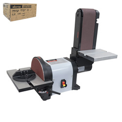 [M-03110] LIJADORA DE MESA BANDA 4" x 36" Y DISCO 8'' 2/3HP (500W) 110V