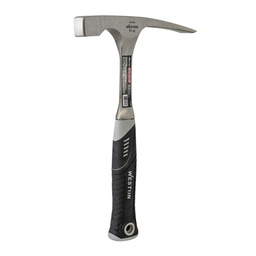 [PN-0355] MARTILLO PULIDO FORJADO LADRILLERO 21 OZ MANGO 13" DE FIBRA DE VIDRIO