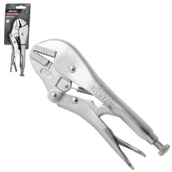 [PP-0020] PINZA DE PRESION C/MORDAZA RECTA CRV 7'' (7R) (CAJA C/6 PZAS - PRECIO X PIEZA)