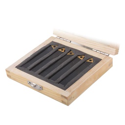 [SA-200-0010] JUEGO DE PORTAINSERTOS ST 5 PZAS. ZANCO 3/8"  C/TCMT21.51