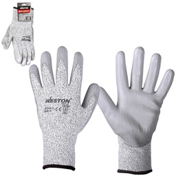 [ST018-3] GUANTE ANTICORTE WESTON NIVEL 5 TALLA 9 (Precio x par - Empaque c/10 pares)