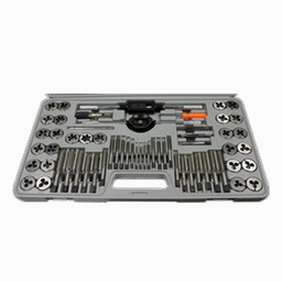 [ST-5-744-001] JUEGO MACHUELOS Y DADOS 45 PCS. METRICA M6 A M24 MM AVV