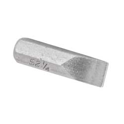 [ST-6-100-030] PUNTA PLANA P/DES.1/4 X 2&quot; (PRECIO POR PIEZA, EMPAQUE CJA C/20 PZS)