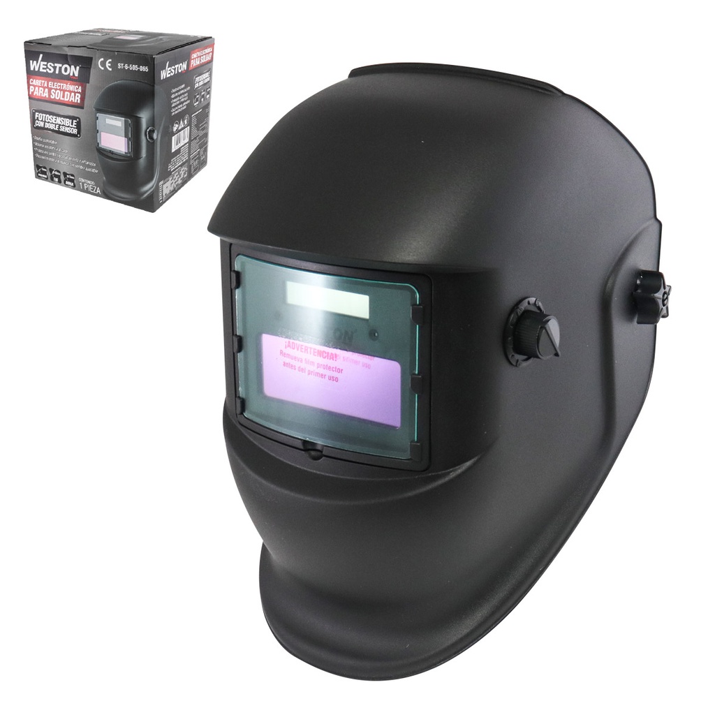 CARETA P/SOLDAR ELEC. SENCILLA (Precio x Pieza - Caja C/20 piezas)